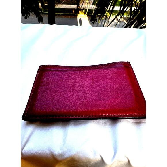 🍒 CARTIER Red Card Holder - Simple Elegant Unisex - Picture 6 of 6
